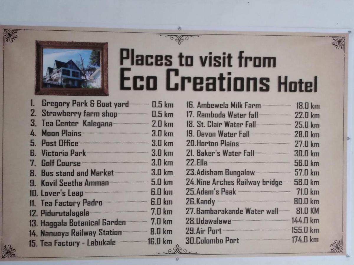 Eco Creations Nuwaraeliya Hotell Nuwara Eliya Eksteriør bilde